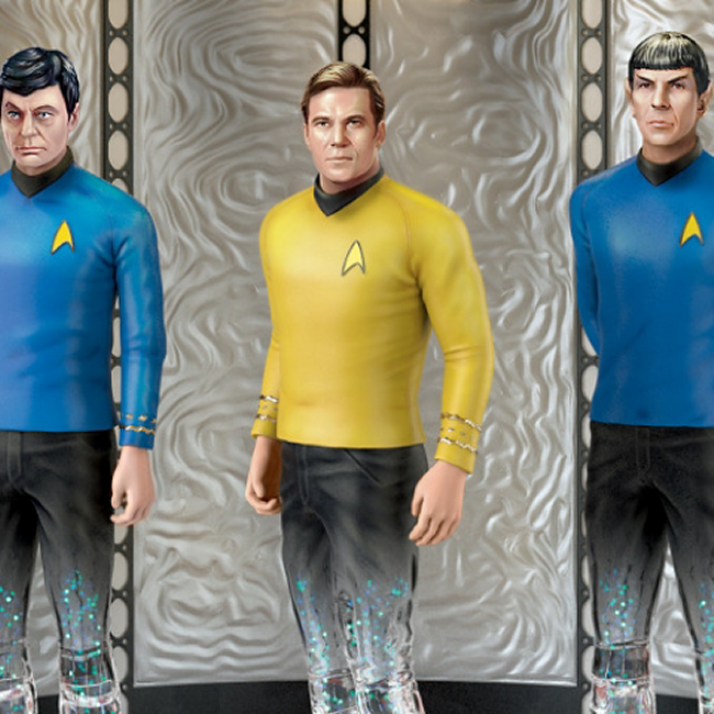 Star Trek Lamp With Light Up Transporter Base