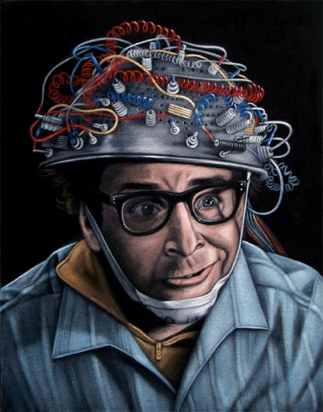 geeky black velvet paintings