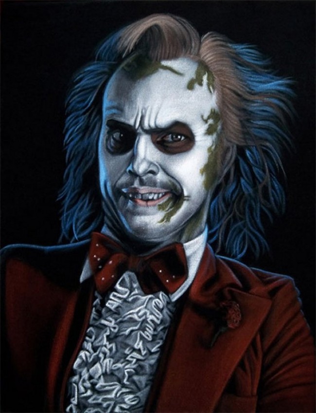 geeky black velvet paintings