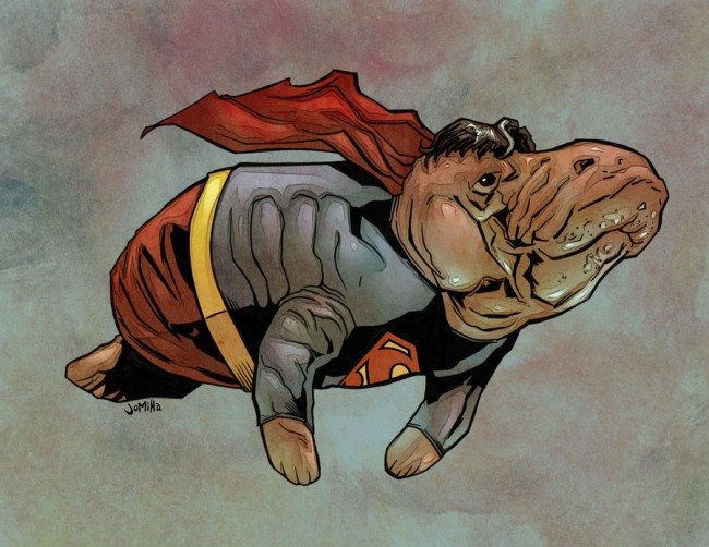 superheroes as manatees