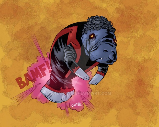 superheroes as manatees