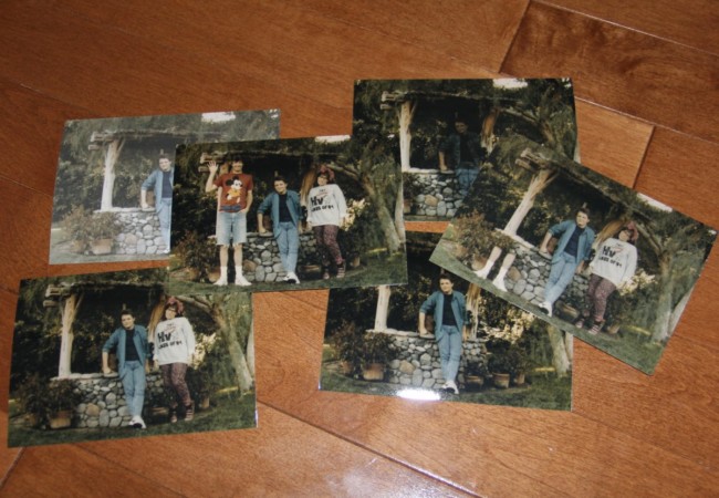 Back To The Future Marty McFly Disappearing Family Photo Set