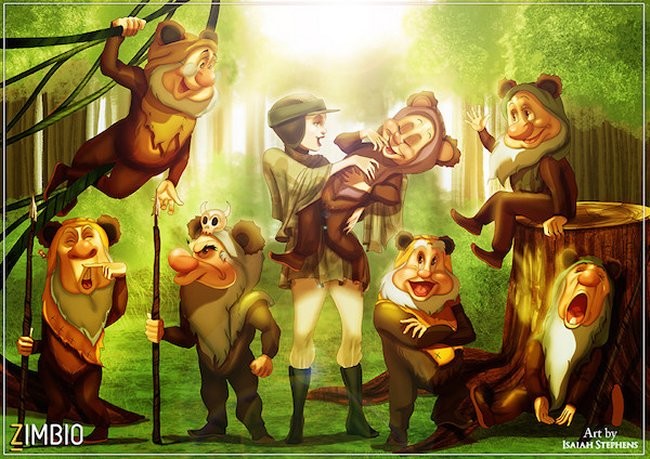 Disney Characters In Star Wars