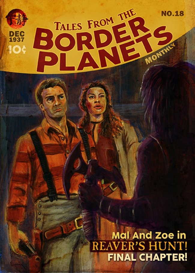 Firefly Pulp Novel Covers