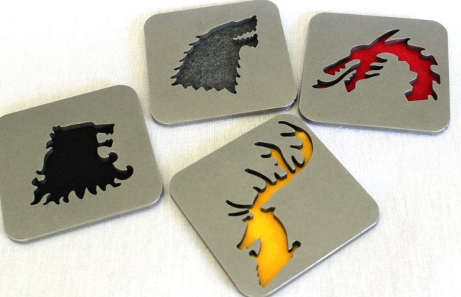 Game of Thrones Coasters Set of 4