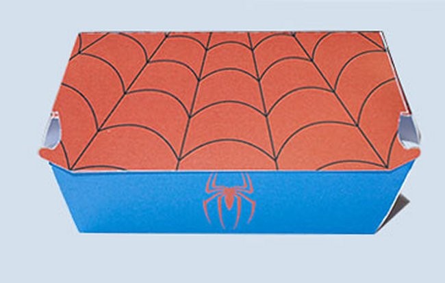 Marvel Superhero Burger Packaging