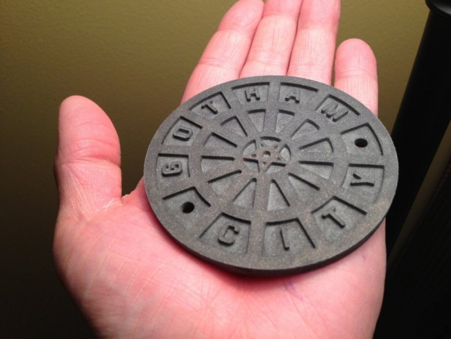 Mini Batman Gotham City Manhole Cover