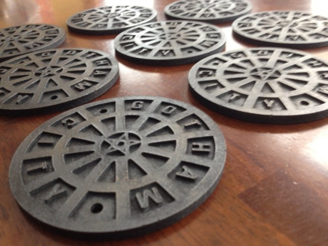 Mini Batman Gotham City Manhole Cover