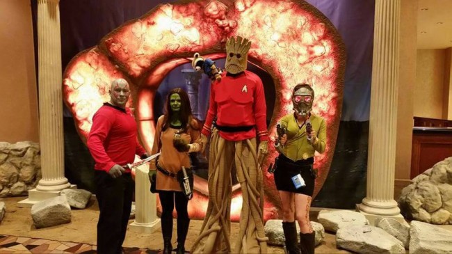 Star Trek  Guardians Of The Galaxy Cosplay