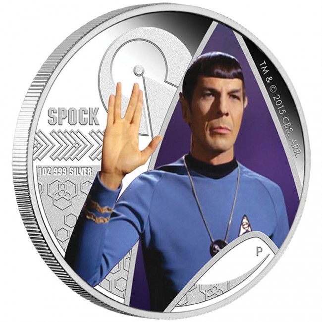 Star Trek Spock And Sisko Coins