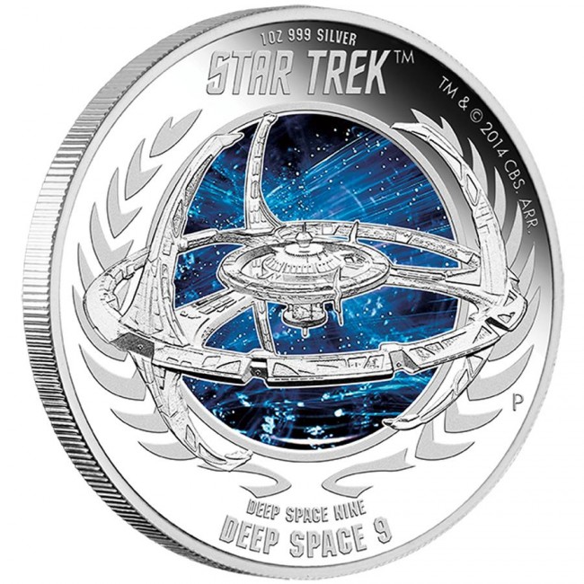 Star Trek Spock And Sisko Coins