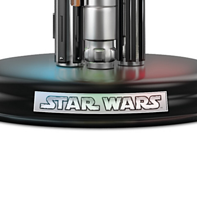 Star Wars Lamp With Illuminated Lightsabers