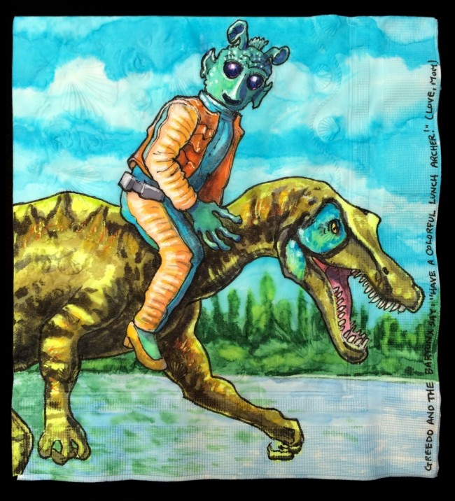 Star Wars Napkin Art
