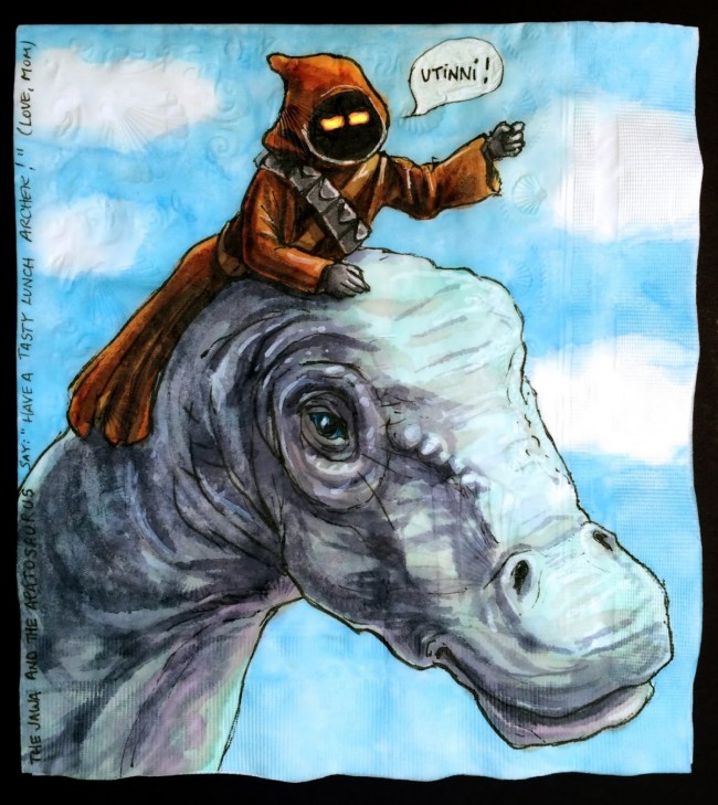 Star Wars Napkin Art
