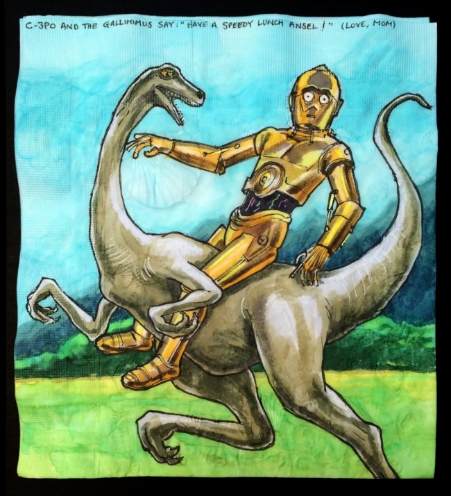 Star Wars Napkin Art