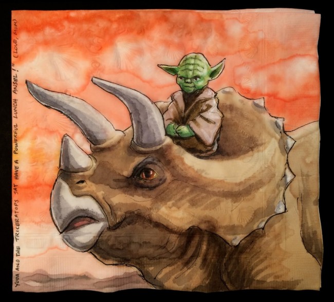 Star Wars Napkin Art