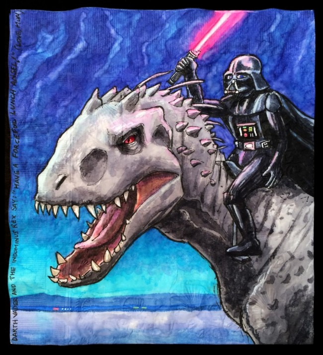 Star Wars Napkin Art