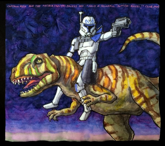Star Wars Napkin Art