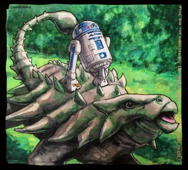 Star Wars Napkin Art