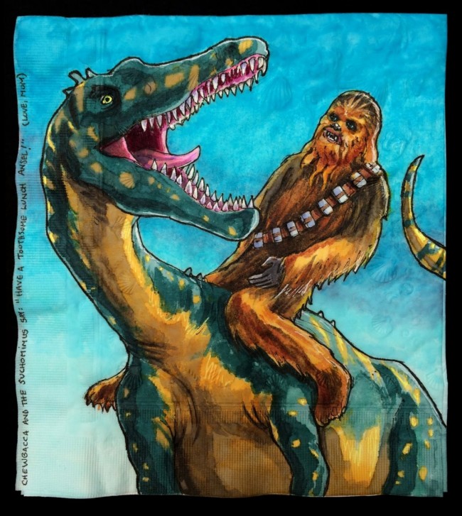 Star Wars Napkin Art
