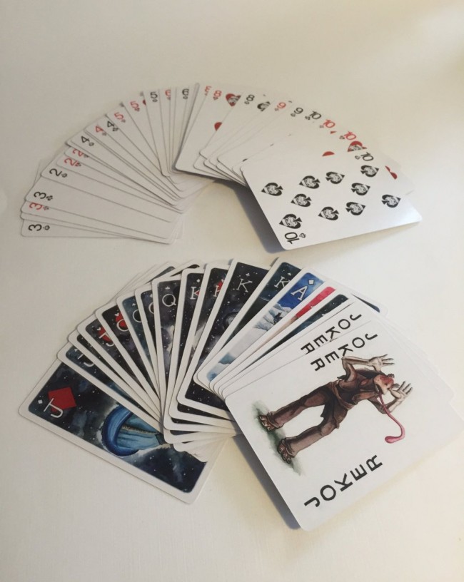 Star Wars Watercolor Playing Cards