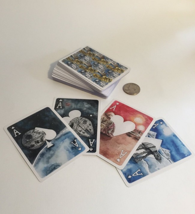 Star Wars Watercolor Playing Cards