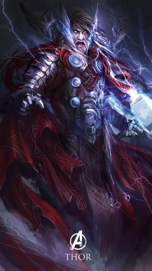 The Avengers As Dark Fantasy Characters