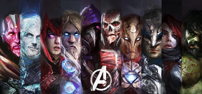 The Avengers As Dark Fantasy Characters