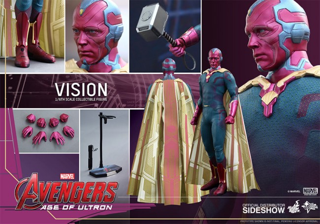 Vision Sixth Scale Figure by Hot Toys