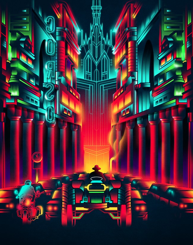 Awesome One Point Perspective Art Collection