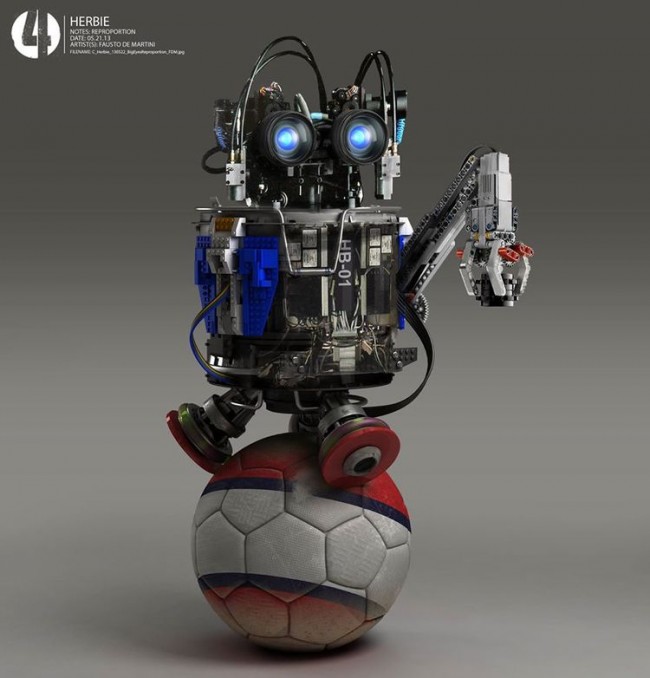 Fantastic Four Concept Designs Reveals HERBIE The Robot