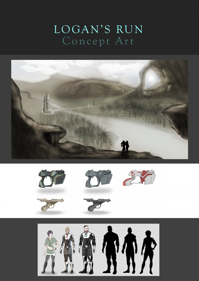 Fantasy Concept Art For Logan's Run