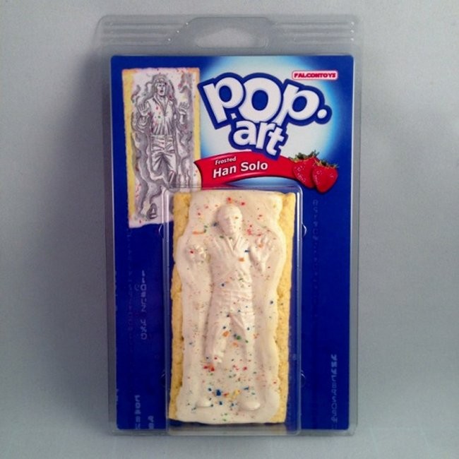 Frosted Han Solo Pop Art Figure
