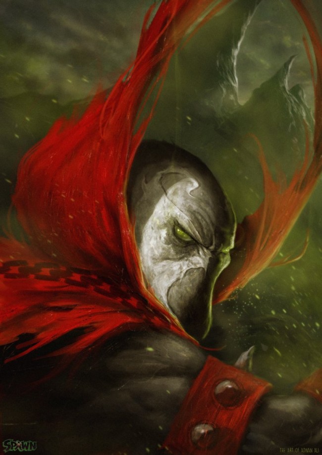 Gritty Superhero Portrait Art