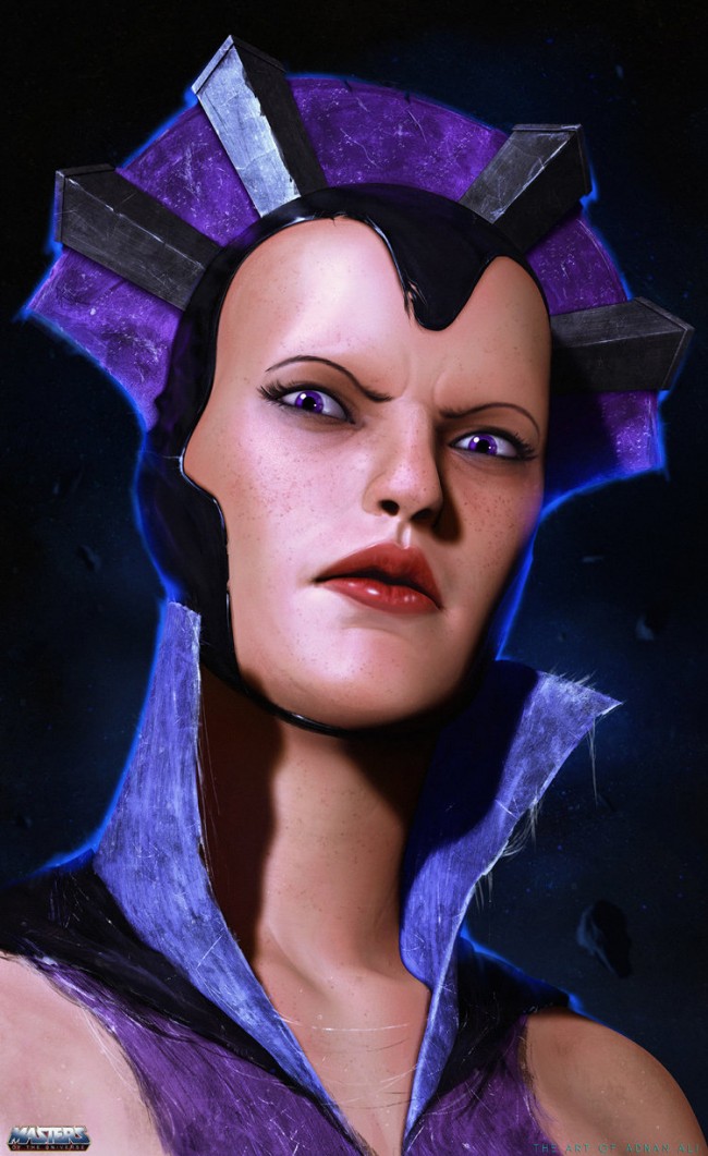 Gritty Superhero Portrait Art