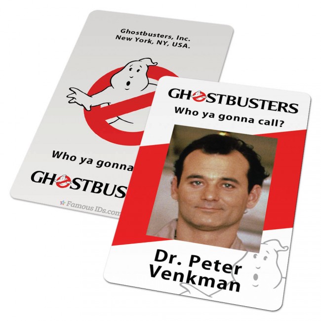 I.D. Badges Featuring Famous Pop Culture Characters