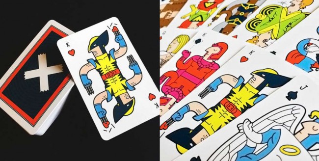 Lovely Custom X-Men Playing Cards