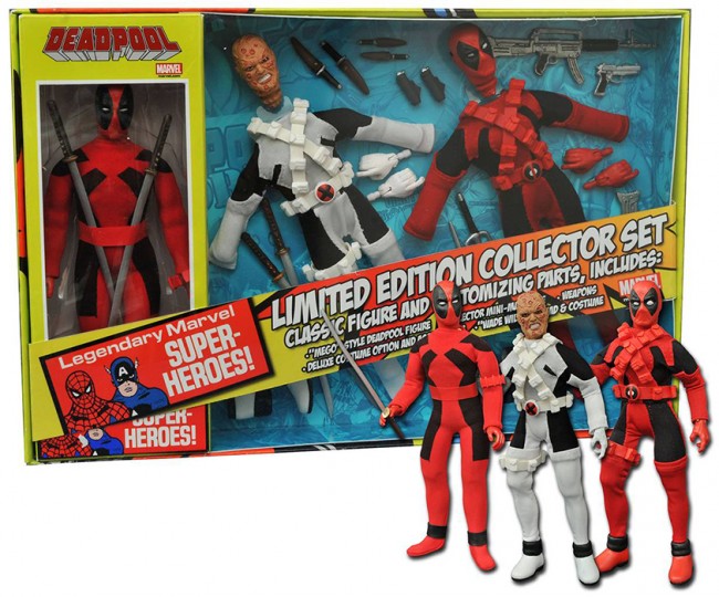 Marvel Deadpool 8 Inch Retro Action Figure Set