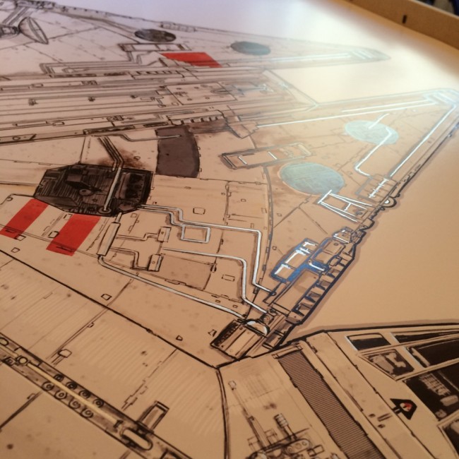 Millennium Falcon Limited Edition Print