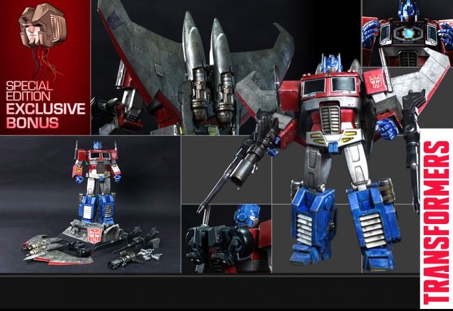 Optimus Prime (Starscream Version) Figure By Hot Toys