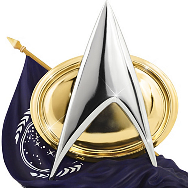 Star Trek To Boldly Go Personalized Sculpture
