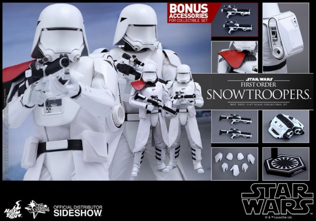 Star Wars First Order Snowtrooper Sixth Scale Figure Set By Hot Toys