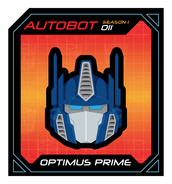 Transformers Head Trading Cards
