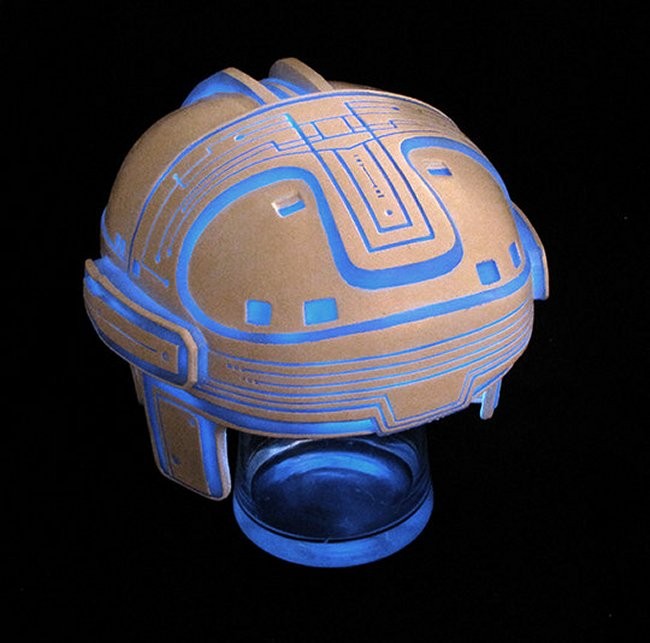 Tron Flynn Helmet Replica, Fully Painted And Glowing