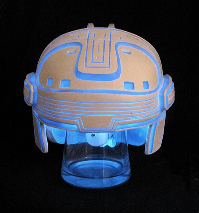 Tron Flynn Helmet Replica, Fully Painted And Glowing