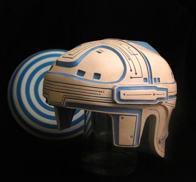 Tron Flynn Helmet Replica, Fully Painted And Glowing