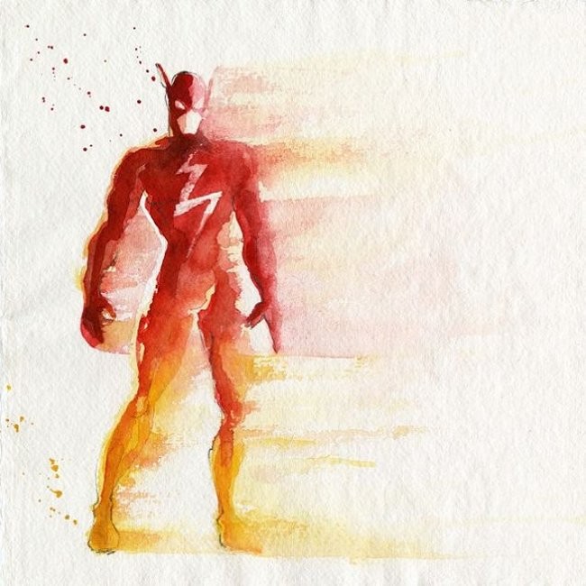 Watercolor Superheroes Are Ethereal And Awesome