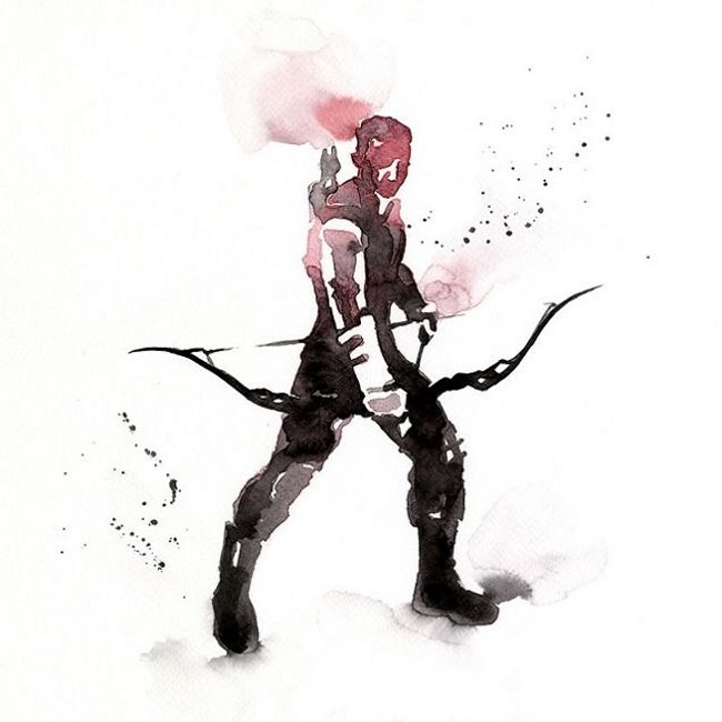 Watercolor Superheroes Are Ethereal And Awesome