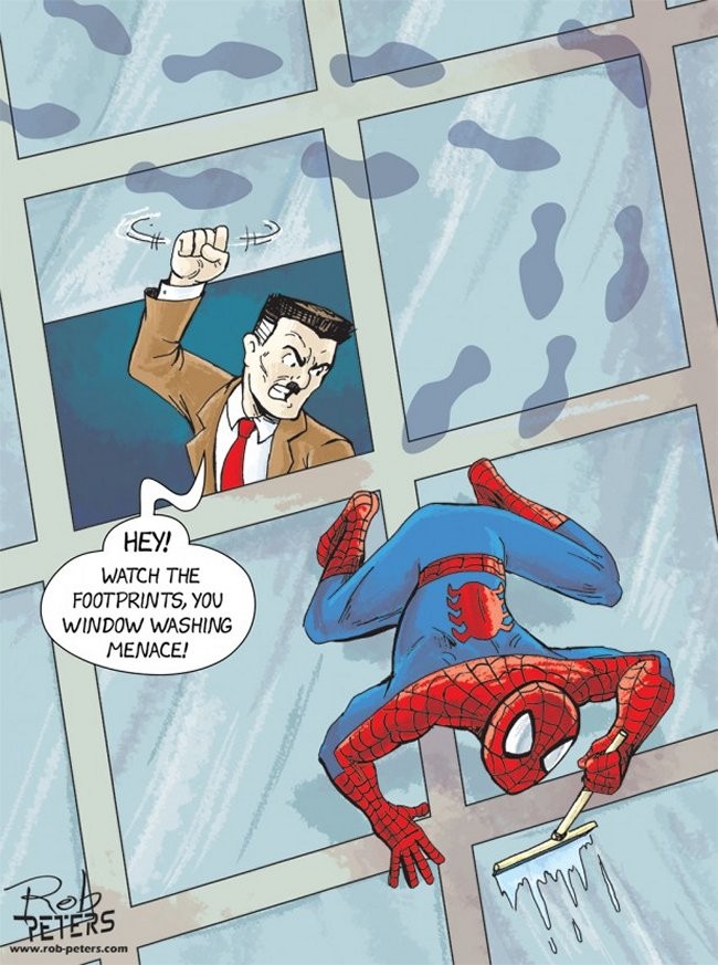 What If Superheroes Had Real Jobs