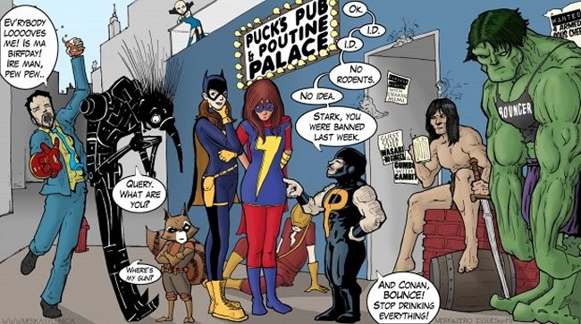 What If Superheroes Had Real Jobs
